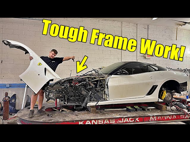 Putting Samcracs Ferrari 599 On the frame machine!