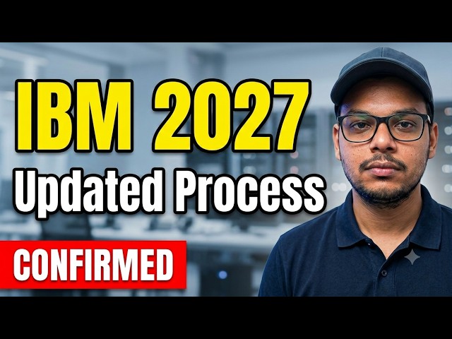 IBM Mass Hiring 2027 | IBM Hiring Process | IBM Coding Assessment Details | Changed Pattern