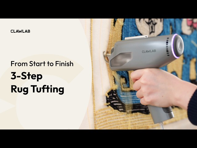 How to Finish a Tufted Rug in 3 Steps