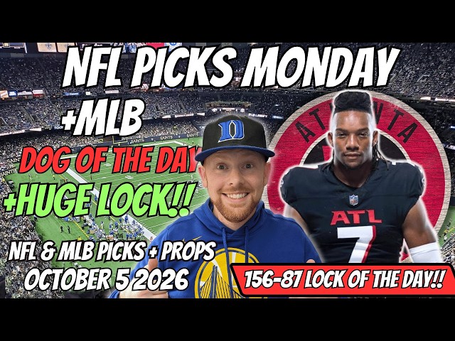NFL Picks Today MNF Monday 10/5/2026 | Free NFL Best bets, Player Props, and Predictions