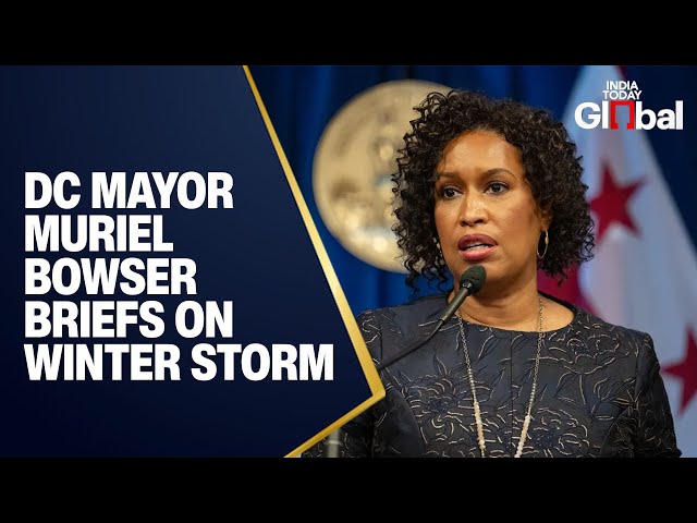 LIVE: DC Mayor Muriel Bowser Briefs on Preparations for Major Winter Storm