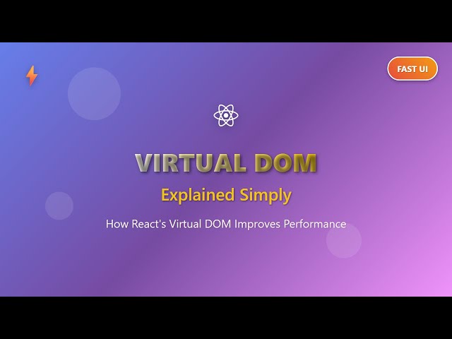 Virtual DOM Explained Simply: Boost React Performance! ✨