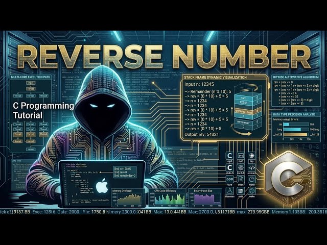 Reverse a Number in C Programming | C Program to Reverse a Number | Beginner Tutorial
