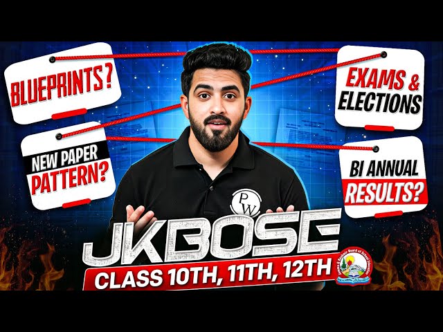 JKBOSE Class 10th, 11th, 12th New Paper Pattern, Blueprints, Exam Forms & Results?😱| JKBOSE Wallah