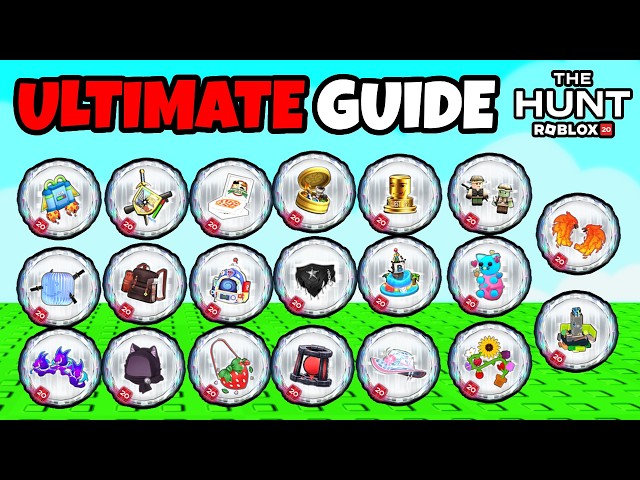 How To Get ALL 20 BADGES + UGCS in The Hunt: Roblox 20 EVENT! (FASTEST GUIDE)