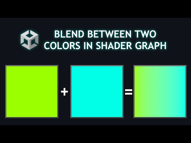Blend between two colors in shader graph, Quick tip! #unity3d #howto #unitytutorial