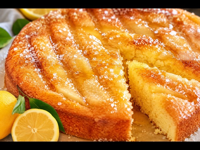 Easy Lemon Cake 🍋 | Super Soft & Fluffy Lemon Yogurt Cake with Fresh Lemon Glaze!