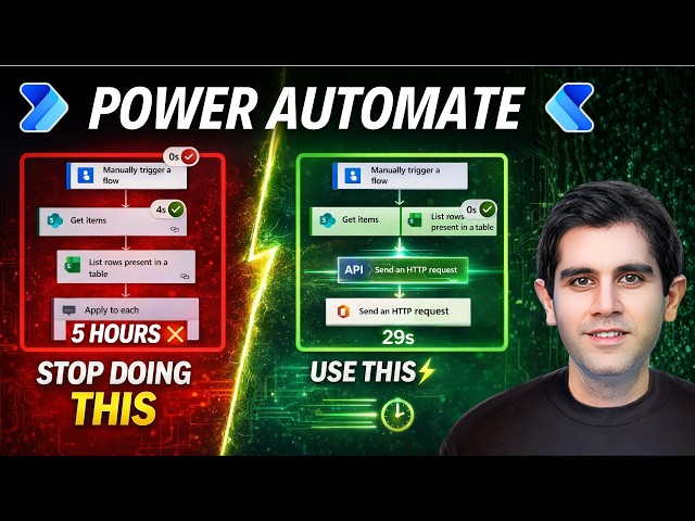 Stop Using Loops in Power Automate (Faster Flows ⚡ Reduce Actions & Improve Performance)