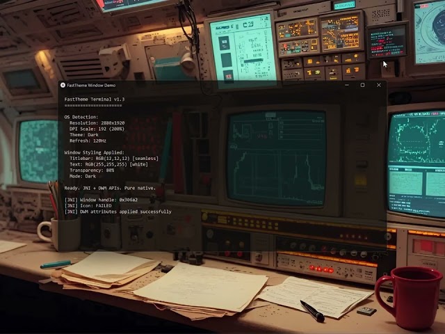 FastTheme for Java - Native Windows Theme & Display Control
