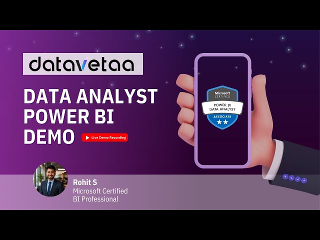 Power BI Demo for Data Analyst | Live Online Session | Datavetaa Pune