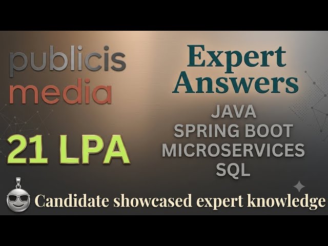 🔥🔥 Experience Java Developer Interview | 3-7 Years Experience | Spring Boot | Microservices | SQL