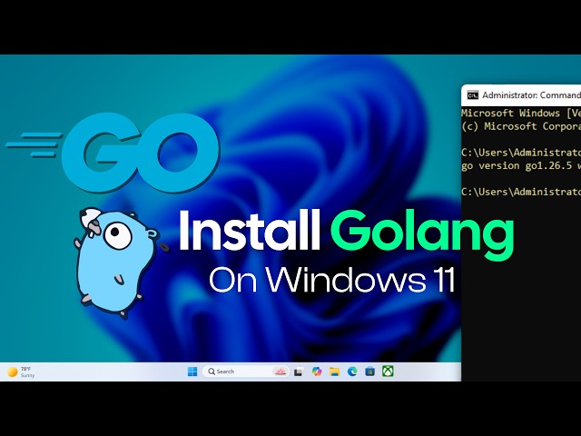 How to Install GoLang on Windows 11