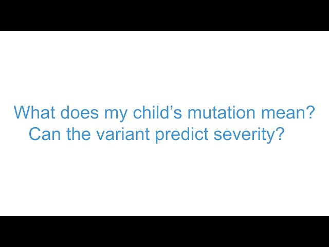 The Muenzer MPS Research and Treatment Center FAQ: Mutation and variant predict severity