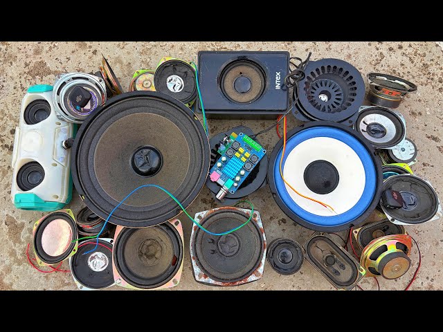 I Built an INSANE Bluetooth Speaker Box from Old Speakers! 😱