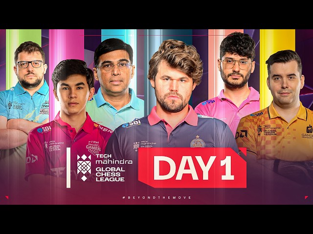 Vishy Anand vs Sindarov, MVL vs Carlsen | Global Chess League Day 1