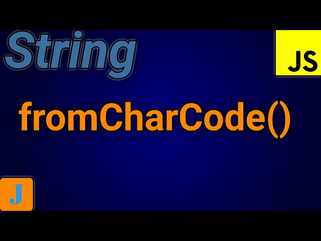 JavaScript fromCharCode