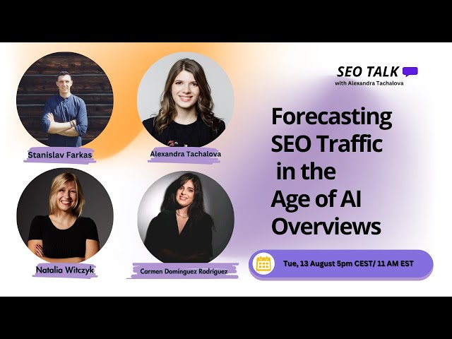 Forecasting SEO Traffic in the age of Al Overviews