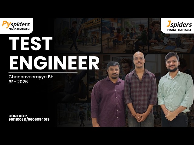 My Placement journey as a Trainee from QSpiders Marathahalli