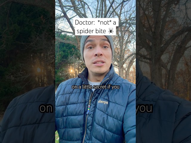 Spider bite—what your doctor (probably) thinks. 🕷️🕸️ #doctor #healthcare