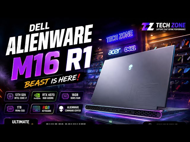 Dell Alienware M16 | Intel Core i7 13th Gen | RTX Graphics | Premium Gaming Beast 