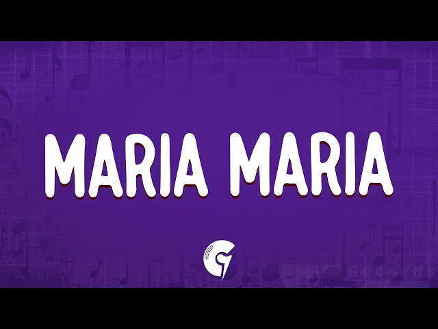 Santana - Maria Maria (Sped Up/Lyrics)