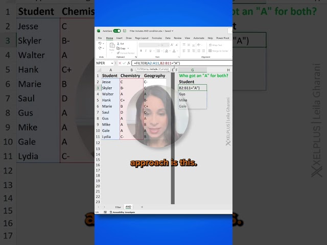 How to FILTER with Multiple Criteria in Excel #shorts