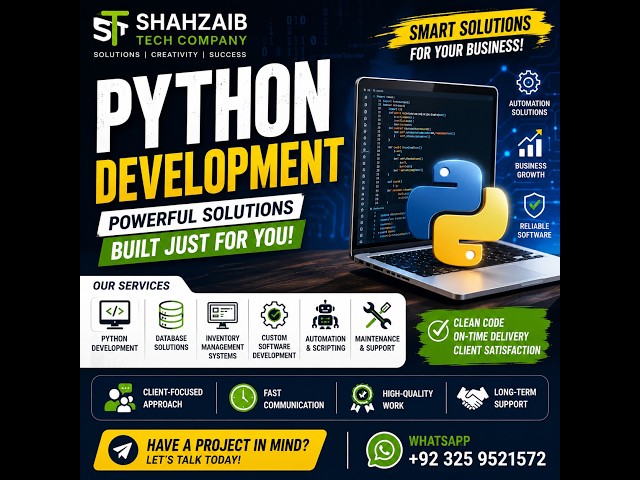 🚀 Build Smarter. Code Better. Grow Faster! 💻🐍