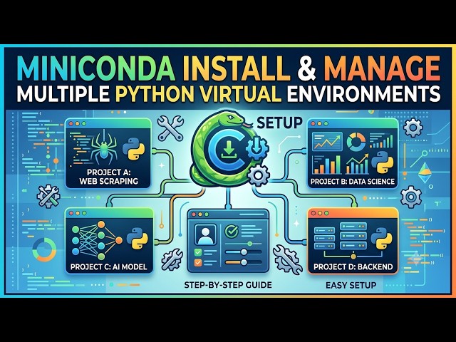 Installing Miniconda and Creating Multiple Python Environments