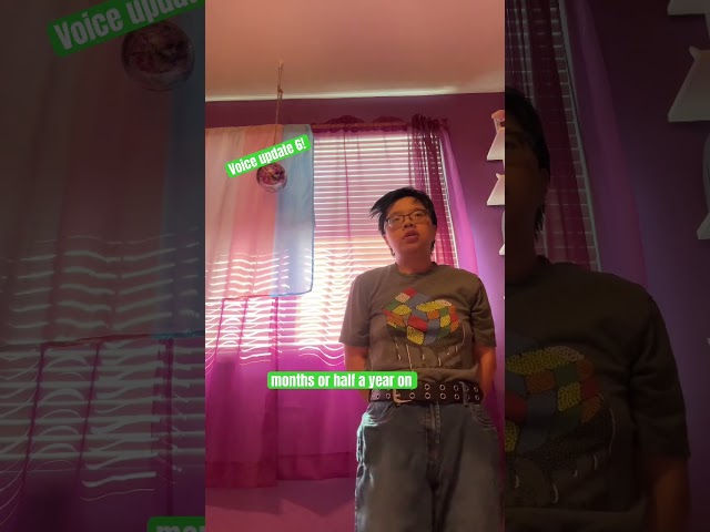 Six months or Half a Year on T #shots #lgbtq #nonbinary #testosterone #sixmonthsontestosterone #enby