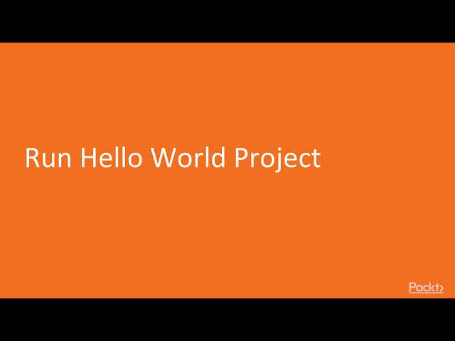 Getting Started with ASP.NET Core MVC: Run Hello World Project | packtpub.com