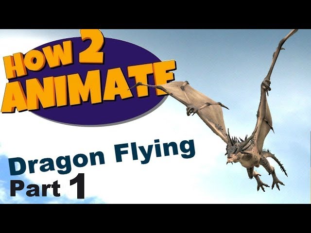 Dragon flying 3D Maya Animation Tutorial | Part 1 | HOW2ANIMATE