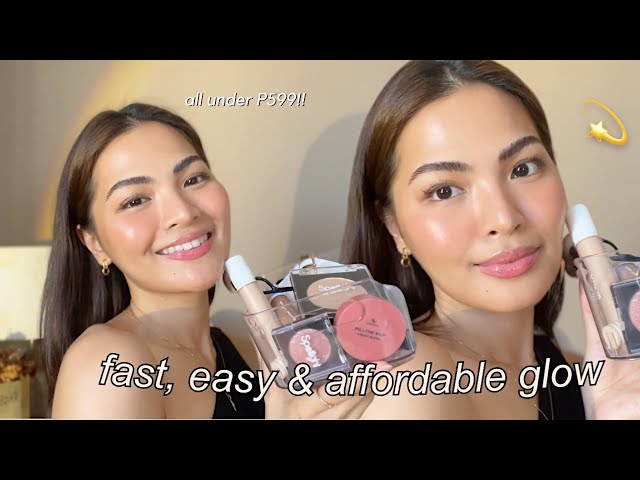 AFFORDABLE GLOWY LOOK FOR COMBO & OILY SKIN 💫 • Joselle Alandy