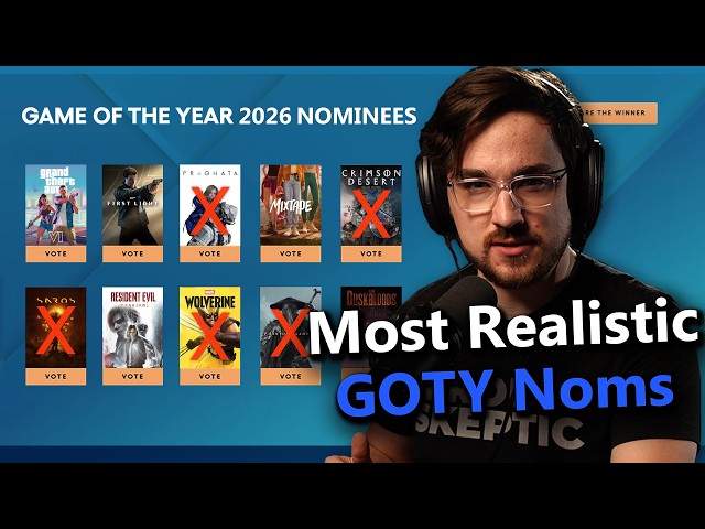 The Most Realistic GOTY Nominees Are Not Always the Best Picks...