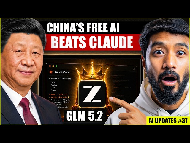 China Just Dropped A Free AI GLM 5.2 That Beats Claude (+16 AI Updates)