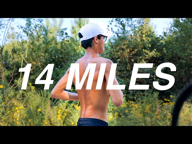 14 MILE MARATHON WORKOUT!! (REALLY HARD)