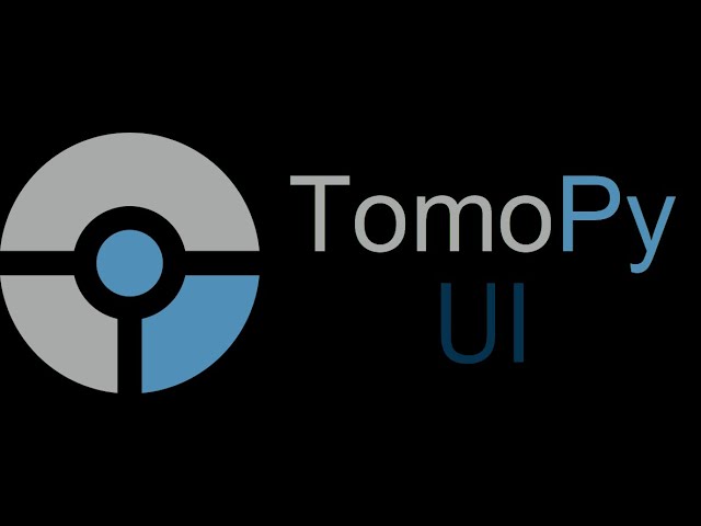 TomoPyUI tutorial