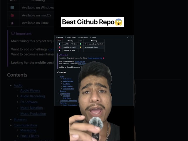 This GitHub Repo Has FREE Apps for Almost Everything 🤯 | Free Software Hub #github