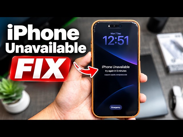 How to Fix iPhone Unavailable / Security Lockout | Unlock/Bypass Passcode Lock Screen (2026)