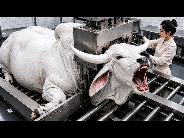 Inside the White Brahman Bull Horn Factory | How Luxury Leather Women's Coats & Boots Are Made