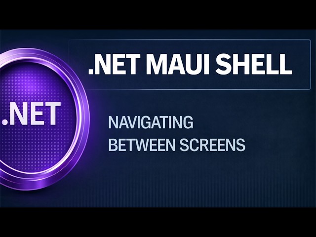 Master .NET MAUI Shell Navigation: Manual Routing, Hierarchical Paths & Menu Customization - Part 5