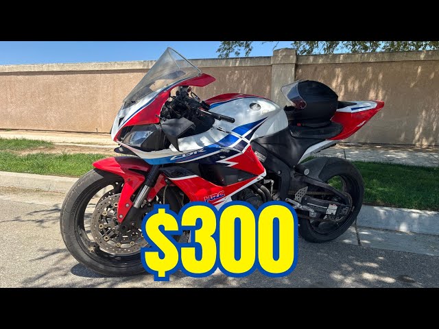 $300 Honda CBR 600RR Sold For Crazy Profit [FLIPPING BIKES #6]