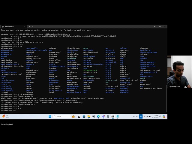 video 3   Setup kubernetes master node