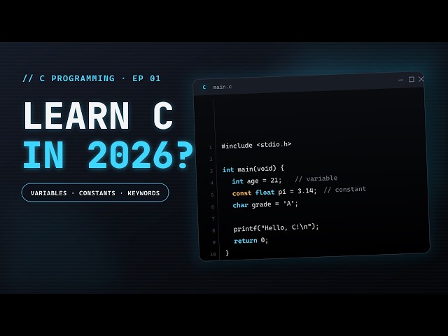 C Programming Series #1: Why Learn C in 2026 ?