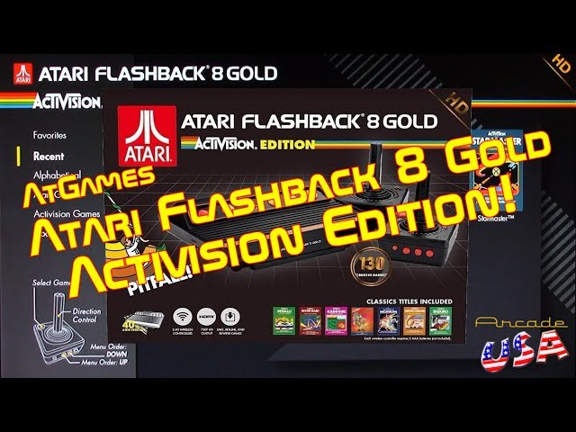 AtGames Atari FlashBack Gold 8 Activision Edition!