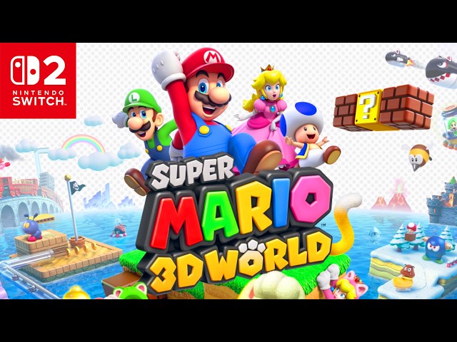 Super Mario 3D World (Switch 2) - Full Game 100% Walkthrough (4K 60FPS)