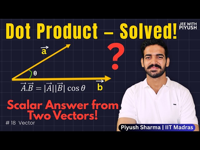 Questions on Dot Product | Vectors | JEE Physics | #vector #jee #iit #jeemains #jeeadvanced
