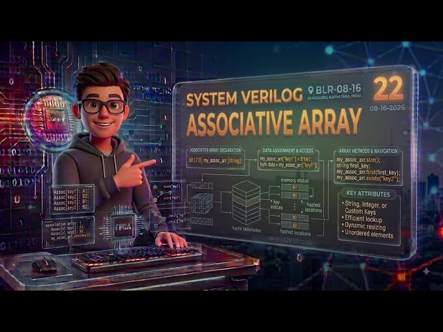systemverilog associative array 22 associative array explained