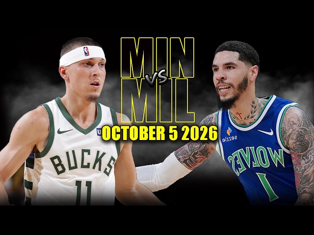Minnesota Timberwolves vs Milwaukee Bucks Full Game Highlights - October 5, 2026 | NBA Preseason