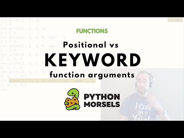 Positional vs keyword function arguments in Python