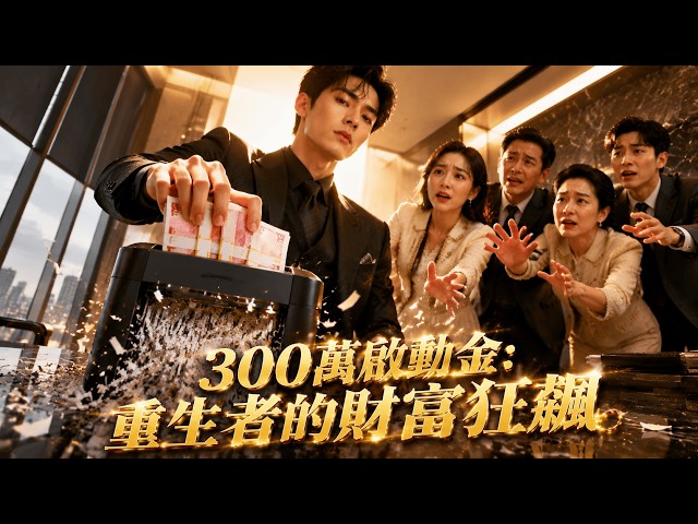 被丈母娘300万羞辱后重生，他靠前世记忆在股市杀疯逆袭成千亿富翁！前女友全家排队求合作时，他把300万放碎纸机：脏钱，扔了。【300万启动金：重生者的财富狂飙】